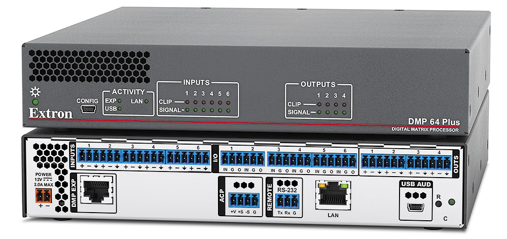 Extron DMP-64-Plus-C цифровой матричный процессор Extron DMP-64-Plus-C цифровой матричный процессор